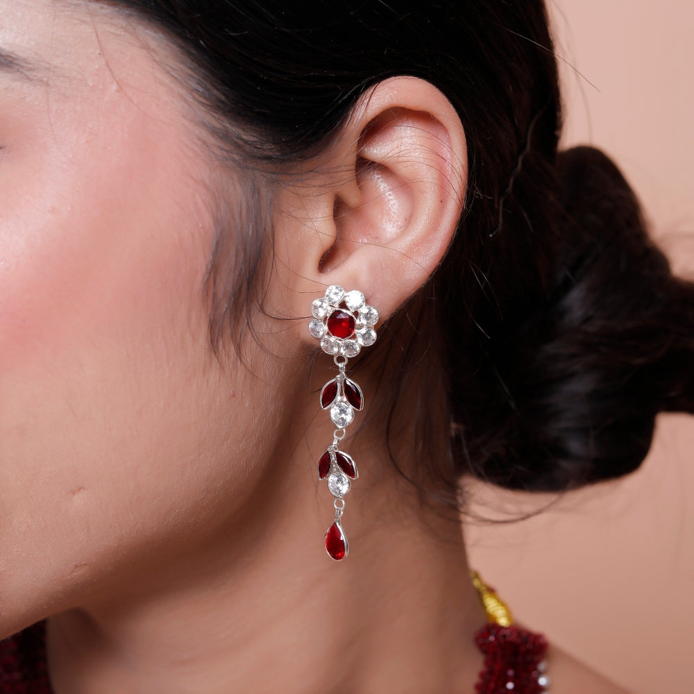 Ruby Red Crystal Ring