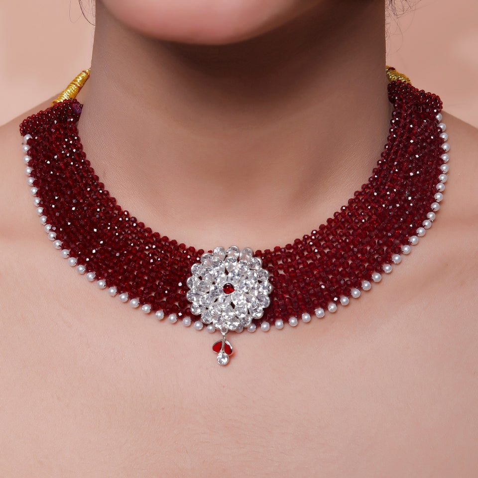 Ruby Red Crystal Ring